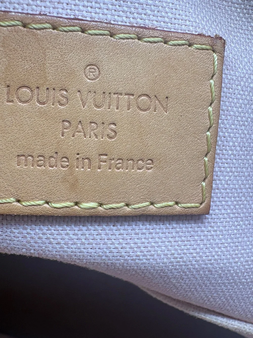 Louis Vuitton Iéna MM Damier Azur Shoulder Tote Bag